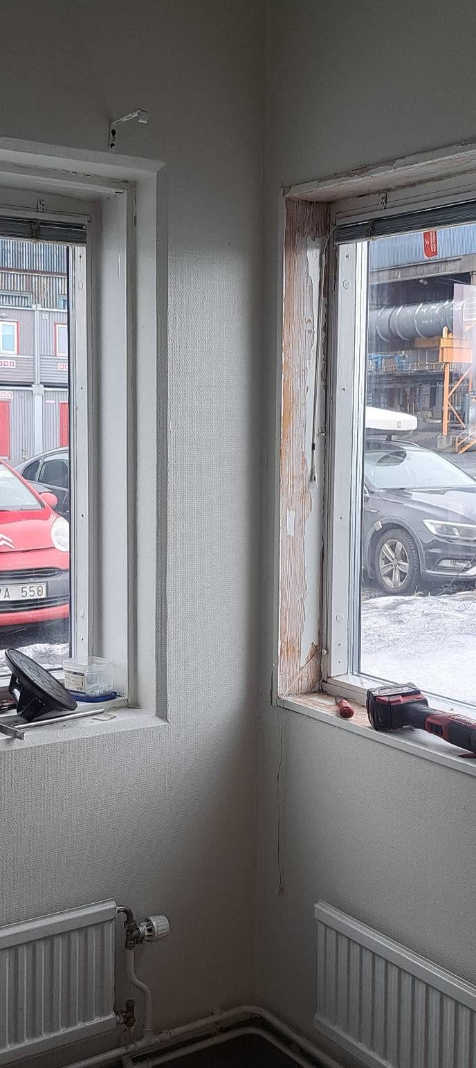 Byte av fönster i fastighet